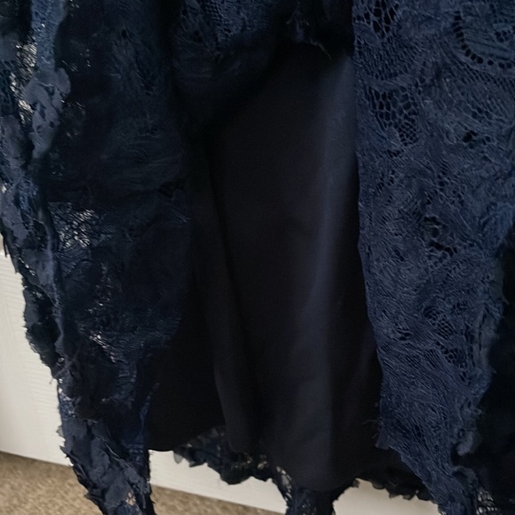 Long navy blue dress - Picture 5 of 8